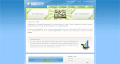 Desktop Screenshot of bigmoneyptc.com